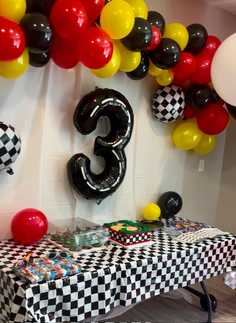 Cars themed birthday party decor kit (Amazon list)